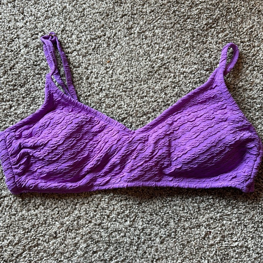 Purple Bikini Top